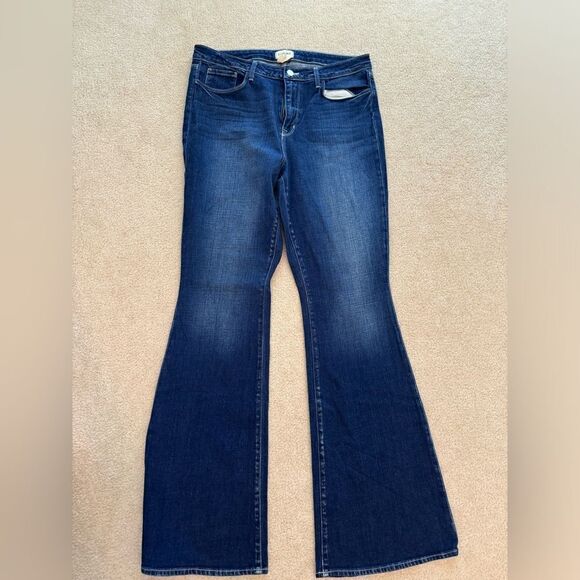 Women’s L’agence Dark Wash Boot Cut Jeans Sz 32